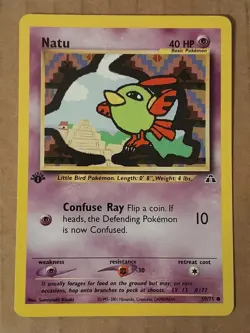 Pokemon Natu 59/75 Neo Discovery 1st Edition LP-NM See Pictures - Image 1