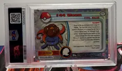 1999 TOPPS Pokemon T.V. Gloom #44 PSA 9 MINT - Image 3
