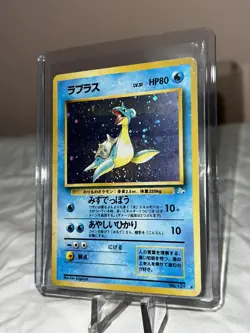 Pokemon Japanese Lapras Holo No.131 Base Set Vintage WOTC 1996 Rare - Image 4