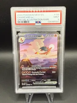 2023 POKEMON MEW EN-151 #199 CHARIZARD ex SPECIAL ILLUSTRATION RARE PSA 9 - Image 1
