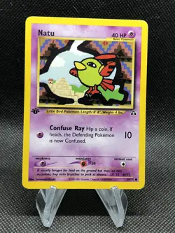 Pokemon TCG Natu Neo Discovery 59 Regular 1st Edition Common - Image 1