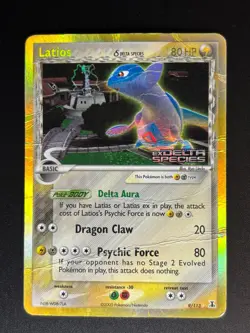 Pokemon TCG Latios (Delta) EX Delta Species 9/113 Reverse Holo HP/DMG - Image 1