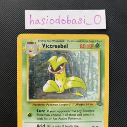 Pokemon Victreebel 14/64 Jungle Unlimited Holo Rare WOTC MP Condition - Image 2