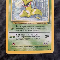 Pokemon Victreebel 14/64 Jungle Unlimited Holo Rare WOTC MP Condition - Image 3