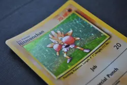 Hitmonchan #7 / 102 Base Set Holo - LP - Pokemon 1999 TCG WOTC Vintage - Image 4