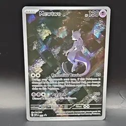 Pokemon Mewtwo SVP Scarlet & Violet 151 UPC Promo 052 Holo English - Image 1