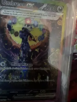 2025 POKEMON PRE EN-PRISMATIC EVOLUTIONS #161 UMBREON EX PSA 8 - Image 4