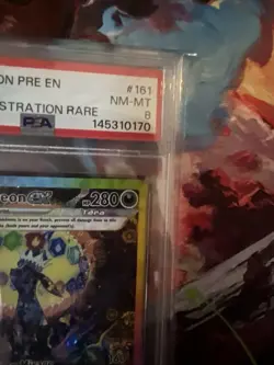2025 POKEMON PRE EN-PRISMATIC EVOLUTIONS #161 UMBREON EX PSA 8 - Image 5