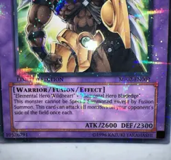 Yugioh! Elemental Hero Wildedge - MF02-EN002 - Parallel Rare - Limited Edition - Image 5