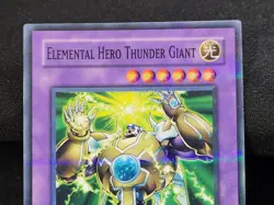YuGiOh TCG Elemental Hero Thunder Giant MF01-EN001 Parallel Rare Limited Edition - Image 3