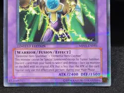 YuGiOh TCG Elemental Hero Thunder Giant MF01-EN001 Parallel Rare Limited Edition - Image 4