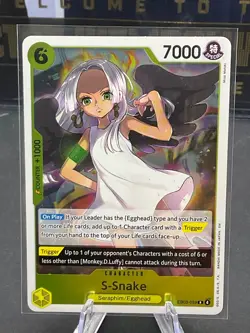 S-Snake EB03-059 (R) Rare Foil Extra Booster Heronies Edition One Piece TCG - Image 1