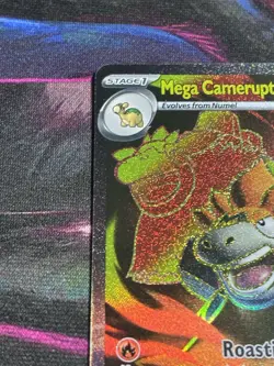 Mega Camerupt ex 156/132 Me01: Mega Evolution Full Art Pokemon Card - Image 2
