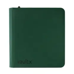 Vault X Forest Green 12-Pocket Exo-Tec Zip Binder - 480 Cards - New - Image 1