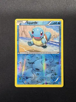 Squirtle 24/135 BW Plasma Storm Pokemon Card Reverse Holo Foil Rare Near Mint - Image 1