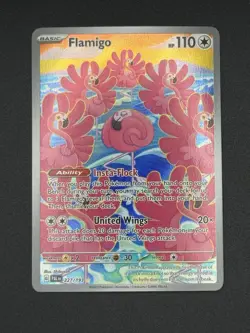 Flamigo 227/193 Sv02: Paldea Evolved Holo Pokemon Card TCG Illustration Rare - Image 1