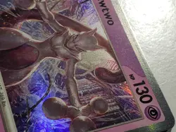 HOLO Mewtwo 150/165 B2G1F - 151 Scarlet Violet Pokemon Card - Akira Egawa Art - Image 3