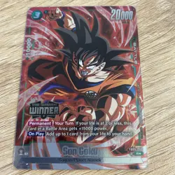 Son Goku FB05-053 Rare Alt Winner Card - Dragon Ball Fusion World - Image 1