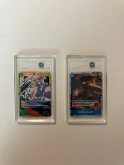 Tag 10 Yamato One Piece Romance Dawn SEC OP01-121 Luffy 2 Card Lot - Image 1