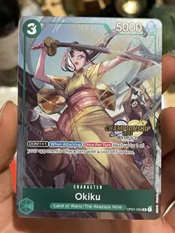 Okiku (CS 2023 Celebration Pack) - One Piece Promotion Cards (OP01-035) - Image 1