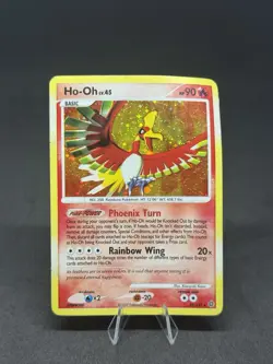 Pokemon TCG Ho-Oh Holo Swirl Rare Card Secret Wonders 10/132 - Image 1