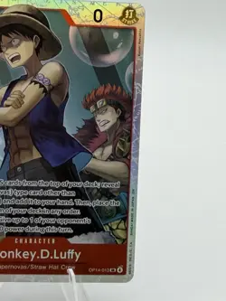 Bandai Monkey.D.Luffy SR Character Card One Piece CCG OP14-013 English - Image 3