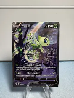 Pokemon TCG Celebi v Alternate Full Art Holo Card 245/264 Swsh08: Fusion Strike - Image 1