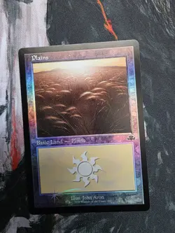 Plains (402) (Retro Frame) #402 (Foil) (NM) Dominaria Remastered DMR Magic MTG - Image 1