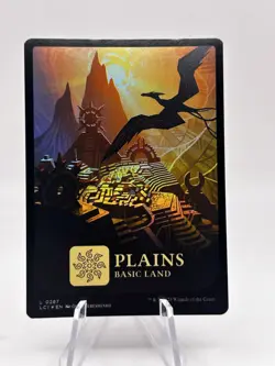 Plains 0287 Foil The Lost Caverns of Ixalan LCI MTG NM - Image 1