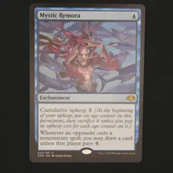 Mystic Remora MTG Dominaria Remastered Rare 59 NM - Image 1