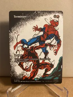 TERMINATE 0040 Foil Borderless + non-foil 2025 MTG Marvel Spider-Man NM / MINT - Image 4