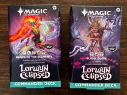 MTG Lorwyn Eclipsed Commander Decks Set of 2 (One of Each Deck) - New and Sealed - Image 1