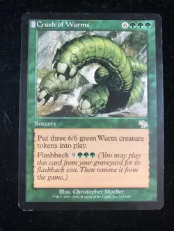 Crush of Wurms MTG Judgment 110/143 Rare VLP - Image 1