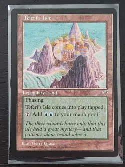Teferi's Isle [Mirage] Rare Legendary Land MTG Regular NM - Actual Picture - Image 1