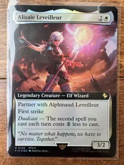 Magic MTG Final Fantasy - Alisaie Leveilleur EXTENDED ART FOIL 0129 - Image 1