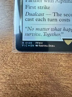 Magic MTG Final Fantasy - Alisaie Leveilleur EXTENDED ART FOIL 0129 - Image 2