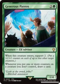 Generous Patron - 305 - Commander: FINAL FANTASY - NM - Normal - Image 1