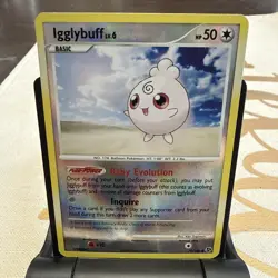 Pokemon Card - Igglybuff Great Encounters 70/106 Common Reverse Holo LP/MP - Image 1
