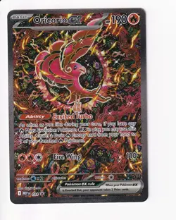 Pokemon Mega Evolution Oricorio EX Full Art Black Star Promo Holo #024 NM - Image 1