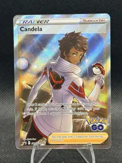 Pokemon Candela SWSH228 Full Art Trainer Sword & Shield Promo Near Mint - Image 1