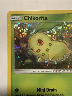 Chikorita 2/25 Holo Pokemon 25th Anniversary McDonald’s Promo Card 2021 - Image 2