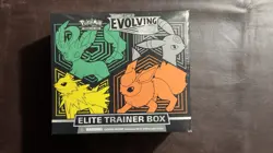 Pokemon Sword & Shield Evolving Skies Elite Trainer Box Booster Leafeon Umbreon - Image 1