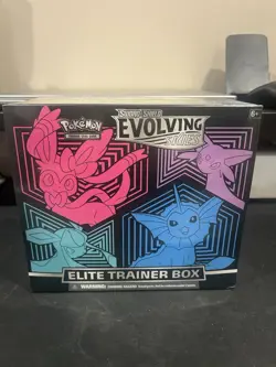 Pokemon Sword Shield Evolving Skies Elite Trainer Box ETB SYLVEON VAPOREON - Image 1