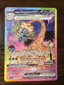 Pokemon TCG Alolan Exeggutor EX 242/191 Scarlet & Violet Surging Sparks - Image 1