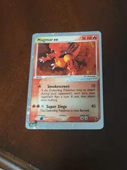 Magmar ex 100/109 Ruby and Sapphire Holo MP-HP Pokemon - Image 1