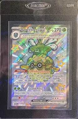 Forretress ex Full Art UR 212/091 Pokemon TCG Paldean Fates Shiny Ultra Rare NM - Image 5