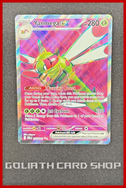 Yanmega ex 206/182 - Sv10: Destined Rivals Pokemon TCG - NM - Image 1