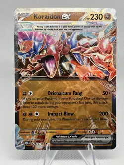 Pokemon TCG Koraidon EX Ascended Heroes 121/217 Near Mint - Image 1