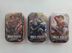 One Piece TCG: Vol 2 Tin Pack Set of 3 | TS-02 OP-13 NEW SEALED - Image 1