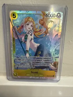 Nami EB03-053 SR Foil English One Piece TCG Card Near Mint - Image 1